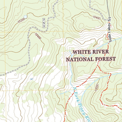 United States Geological Survey Piney Peak, CO (2022, 24000-Scale) digital map