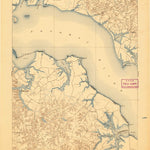 United States Geological Survey Piney Point, MD-VA (1895, 62500-Scale) digital map