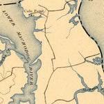 United States Geological Survey Piney Point, MD-VA (1895, 62500-Scale) digital map