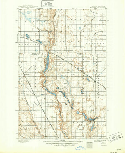 United States Geological Survey Pingree, ND (1900, 62500-Scale) digital map
