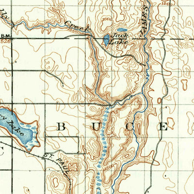 United States Geological Survey Pingree, ND (1900, 62500-Scale) digital map