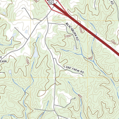 United States Geological Survey Pinnacle, NC (2022, 24000-Scale) digital map