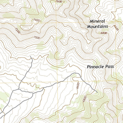 United States Geological Survey Pinnacle Pass, UT (2020, 24000-Scale) digital map