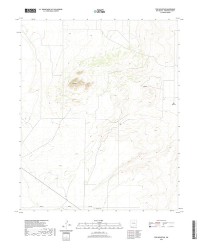 United States Geological Survey Pino Mountain, NM (2020, 24000-Scale) digital map