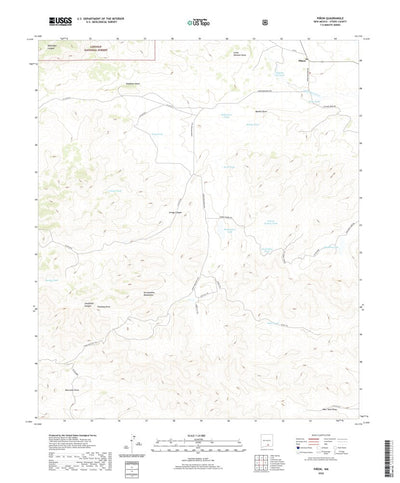 United States Geological Survey Pinon, NM (2020, 24000-Scale) digital map