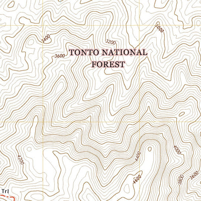 United States Geological Survey Pinyon Mountain, AZ (2021, 24000-Scale) digital map