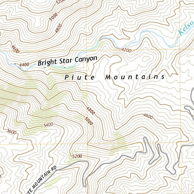 United States Geological Survey Pinyon Mountain, CA (2022, 24000-Scale) digital map