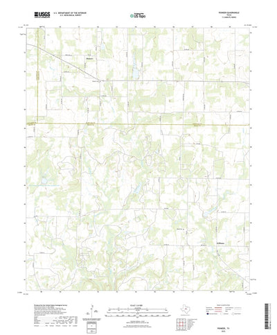United States Geological Survey Pioneer, TX (2022, 24000-Scale) digital map