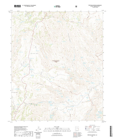 United States Geological Survey Pipestem Mountain, AZ (2021, 24000-Scale) digital map