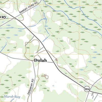 United States Geological Survey Pireway, NC (2022, 24000-Scale) digital map