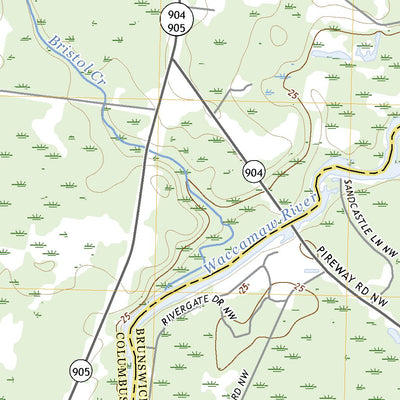 United States Geological Survey Pireway, NC (2022, 24000-Scale) digital map