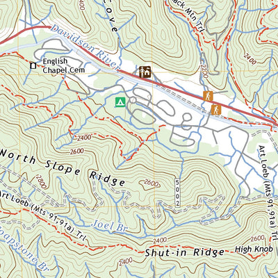 United States Geological Survey Pisgah Forest, NC (2022, 24000-Scale) digital map