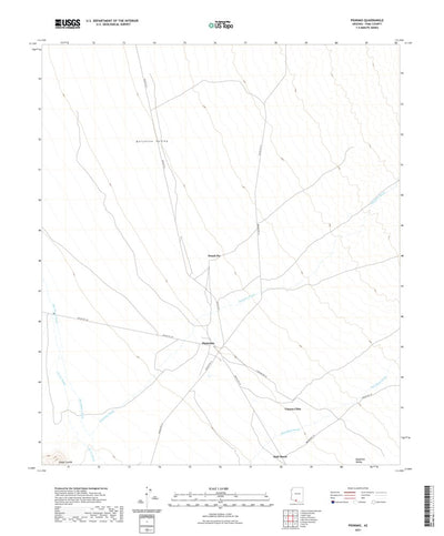 United States Geological Survey Pisinimo, AZ (2021, 24000-Scale) digital map