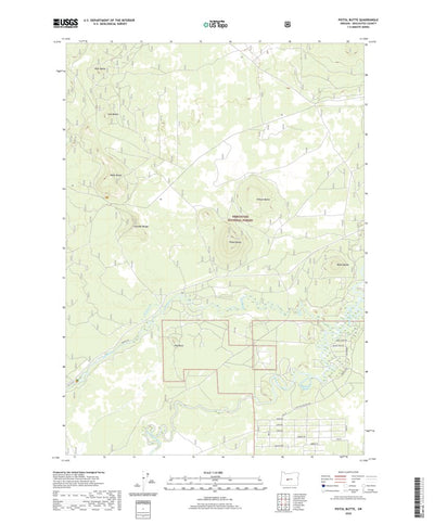 United States Geological Survey Pistol Butte, OR (2020, 24000-Scale) digital map