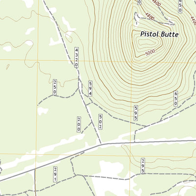 United States Geological Survey Pistol Butte, OR (2020, 24000-Scale) digital map