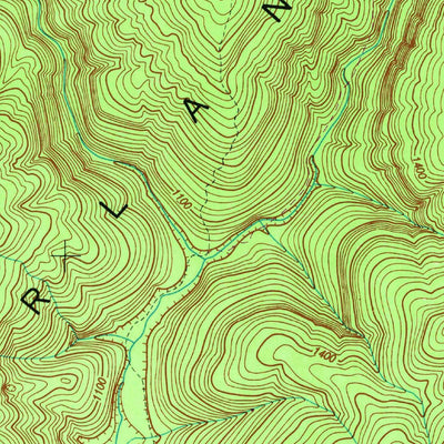 United States Geological Survey Pitcher Ridge, TN (1948, 24000-Scale) digital map