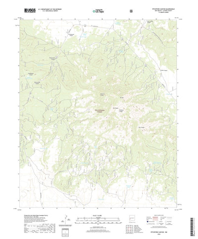 United States Geological Survey Pitchfork Canyon, NM (2020, 24000-Scale) digital map