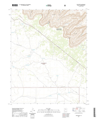 United States Geological Survey Piute Point, AZ (2021, 24000-Scale) digital map