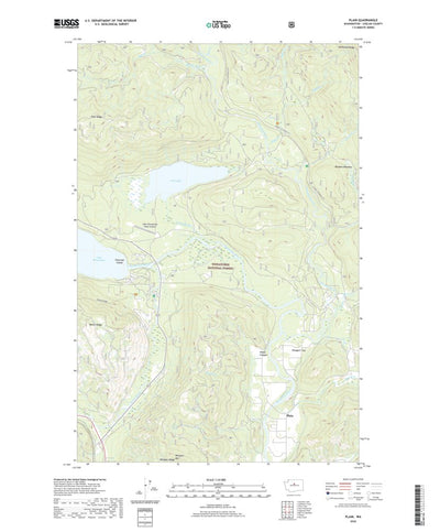 United States Geological Survey Plain, WA (2020, 24000-Scale) digital map