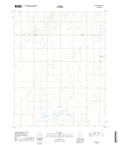 United States Geological Survey Plains NE, KS (2022, 24000-Scale) digital map