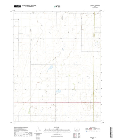 United States Geological Survey Plains SW, KS (2022, 24000-Scale) digital map
