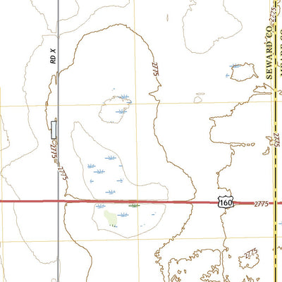 United States Geological Survey Plains SW, KS (2022, 24000-Scale) digital map