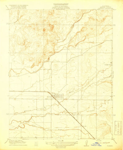 United States Geological Survey Planada, CA (1918, 31680-Scale) digital map
