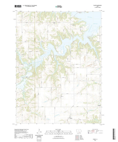 United States Geological Survey Plano, IA (2022, 24000-Scale) digital map
