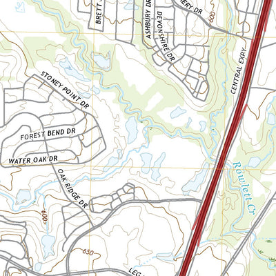 United States Geological Survey Plano, TX (2022, 24000-Scale) digital map