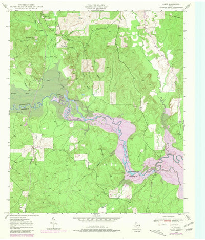 United States Geological Survey Platt, TX (1949, 24000-Scale) digital map