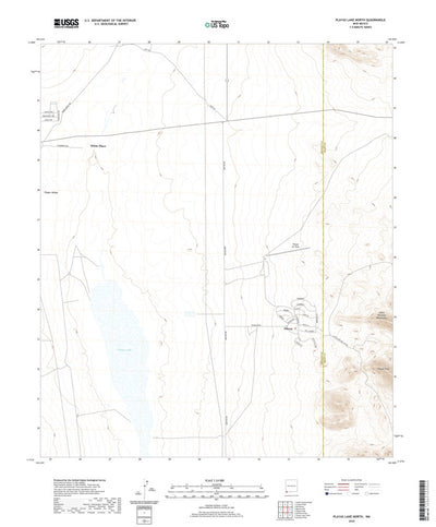 United States Geological Survey Playas Lake North, NM (2020, 24000-Scale) digital map