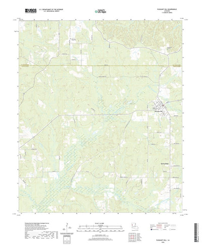 United States Geological Survey Pleasant Hill, LA (2020, 24000-Scale) digital map