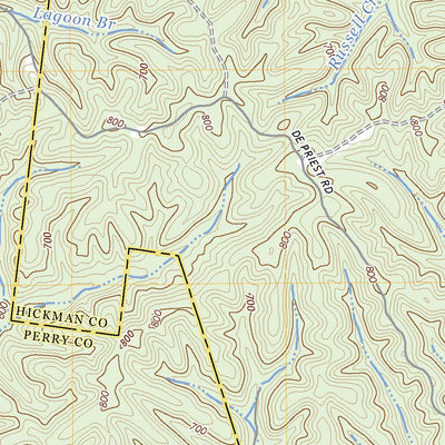 United States Geological Survey Pleasantville, TN (2022, 24000-Scale) digital map