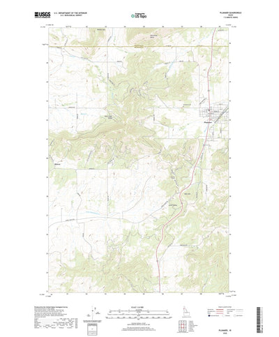United States Geological Survey Plummer, ID (2020, 24000-Scale) digital map