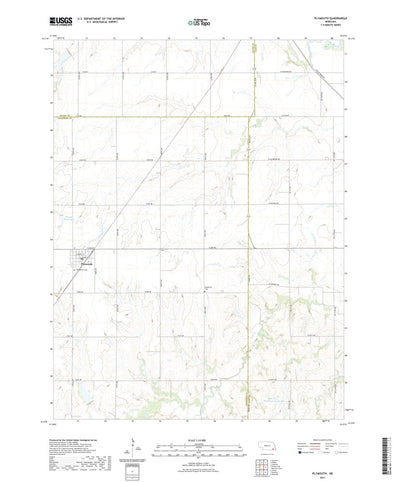 United States Geological Survey Plymouth, NE (2021, 24000-Scale) digital map