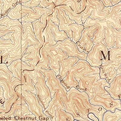 United States Geological Survey Pocahontas, VA-WV (1887, 125000-Scale) digital map
