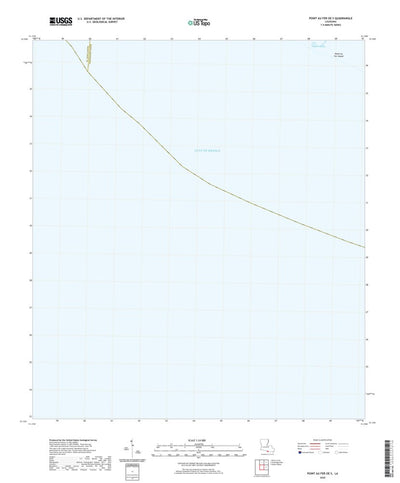 United States Geological Survey Point au Fer OE S, LA (2020, 24000-Scale) digital map