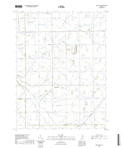 United States Geological Survey Point Isabel, IN (2022, 24000-Scale) digital map