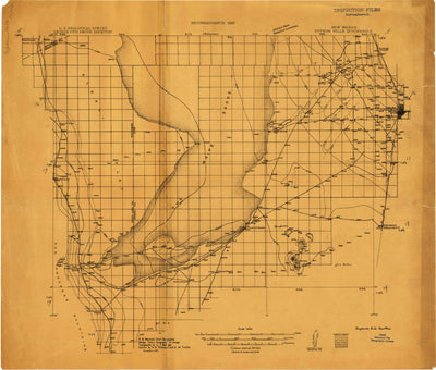 United States Geological Survey Point Of Sands, NM (1912, 96000-Scale) digital map