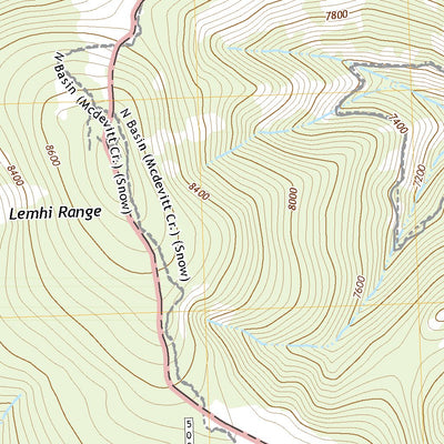 United States Geological Survey Poison Peak, ID (2020, 24000-Scale) digital map