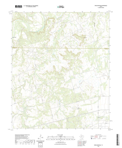 United States Geological Survey Poke Mountain, TX (2022, 24000-Scale) digital map