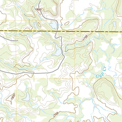 United States Geological Survey Poke Mountain, TX (2022, 24000-Scale) digital map