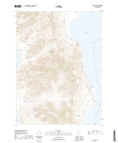 United States Geological Survey Pokes Point, UT (2020, 24000-Scale) digital map
