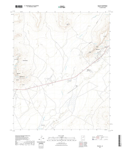 United States Geological Survey Polacca, AZ (2021, 24000-Scale) digital map