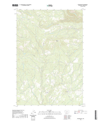 United States Geological Survey Poland Butte, WA (2020, 24000-Scale) digital map