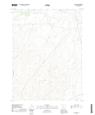 United States Geological Survey Pole Gulch, CO (2022, 24000-Scale) digital map