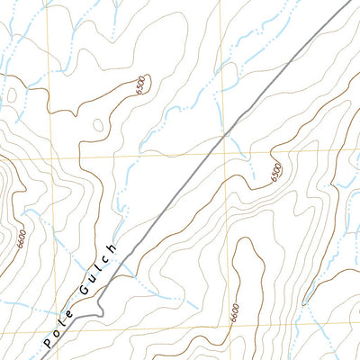 United States Geological Survey Pole Gulch, CO (2022, 24000-Scale) digital map