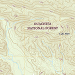 United States Geological Survey Polk Creek Mountain, AR (2020, 24000-Scale) digital map