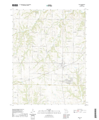 United States Geological Survey Polo, MO (2021, 24000-Scale) digital map