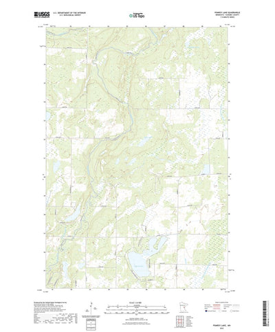 United States Geological Survey Pomroy Lake, MN (2022, 24000-Scale) digital map
